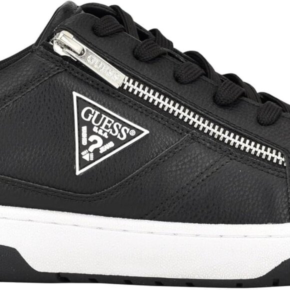 BRAND NEW GUESS NUVIO MEN'S BLACK SNEAKERS WITH SIDE ZIPPER SIZE 9.5M $129 $AVE - Picture 3 of 6